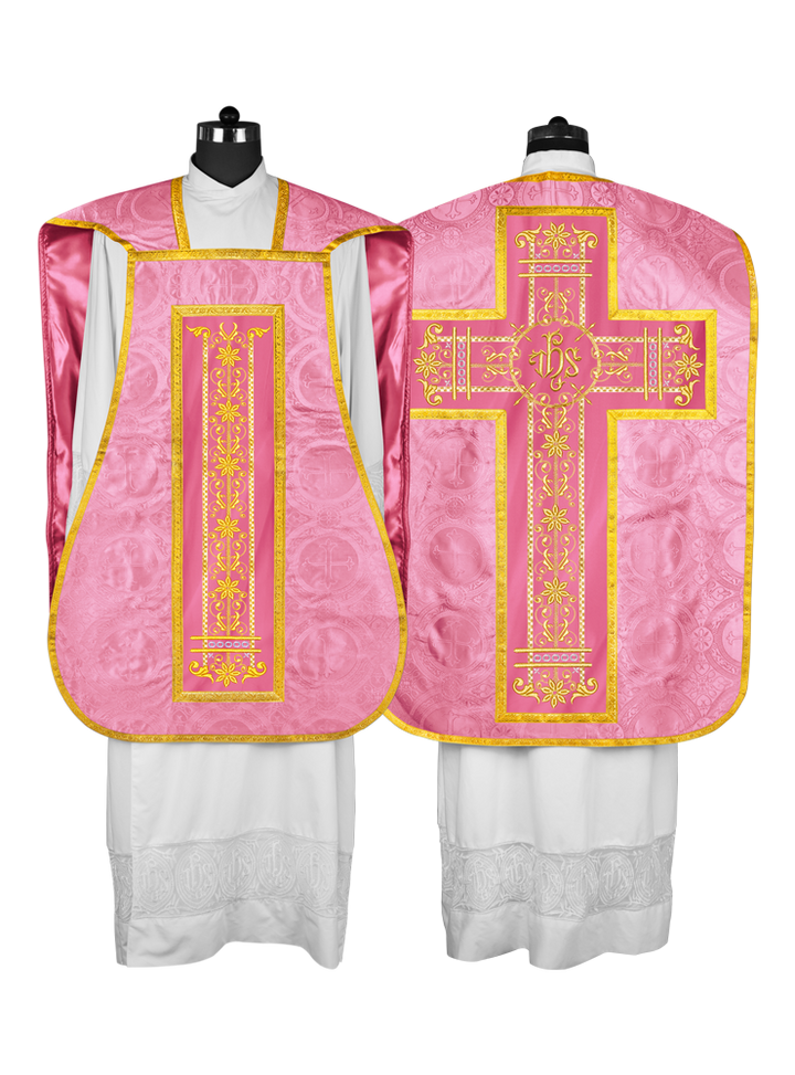 Vestimentas católicas con espalda de violín 