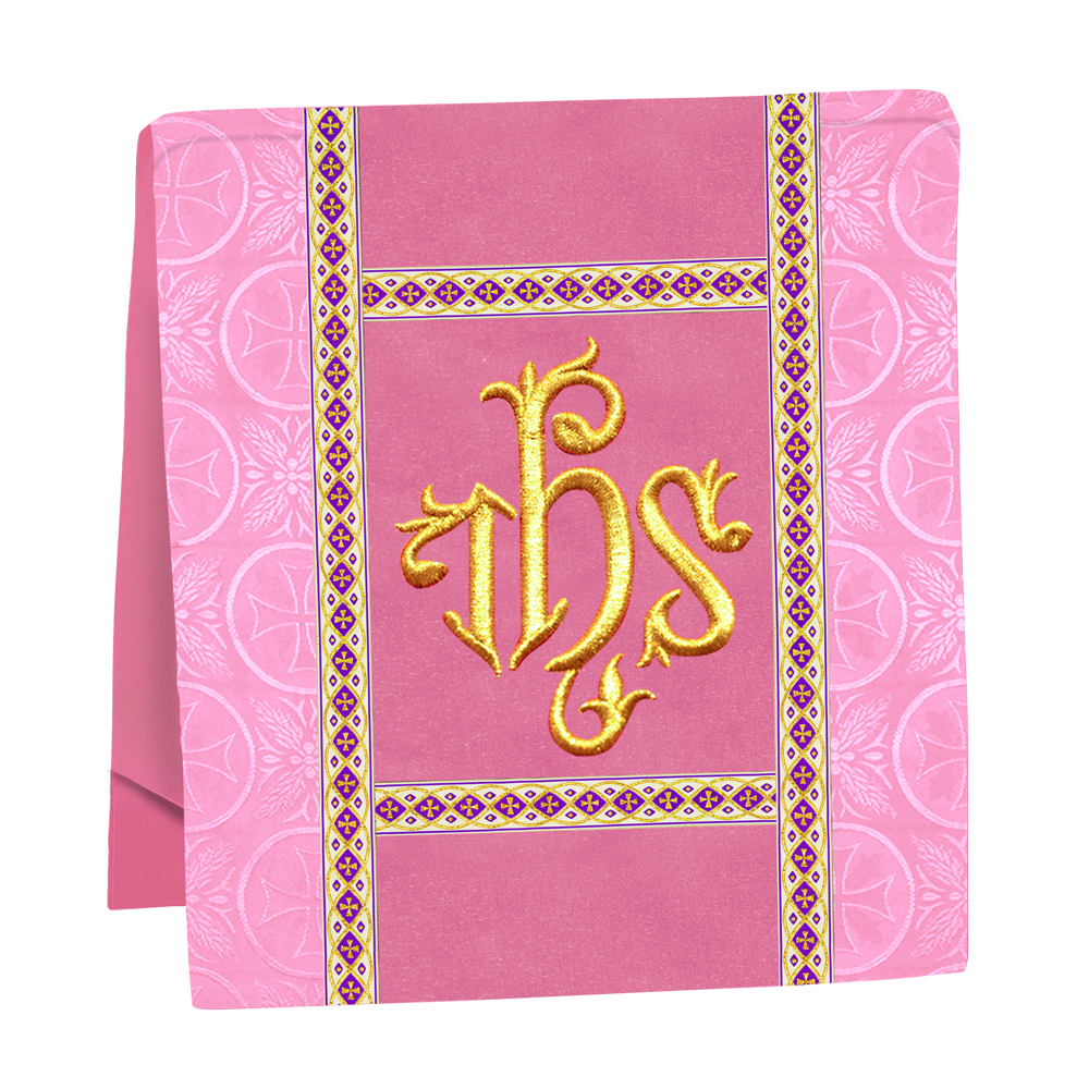 Traditional Altar Mass Set with  Embroidered Motifs