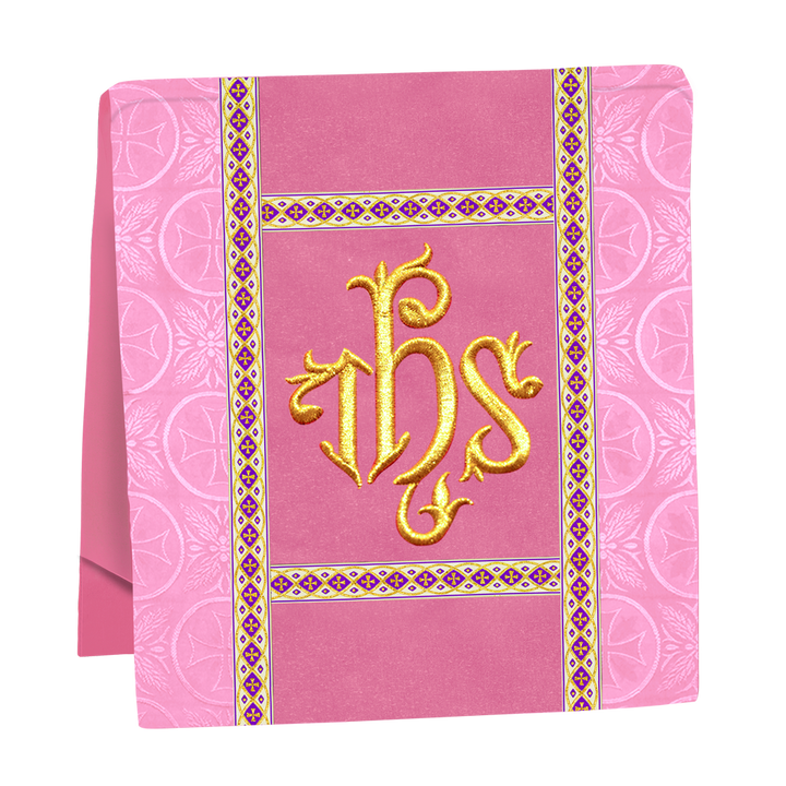 Traditional Altar Mass Set with  Embroidered Motifs