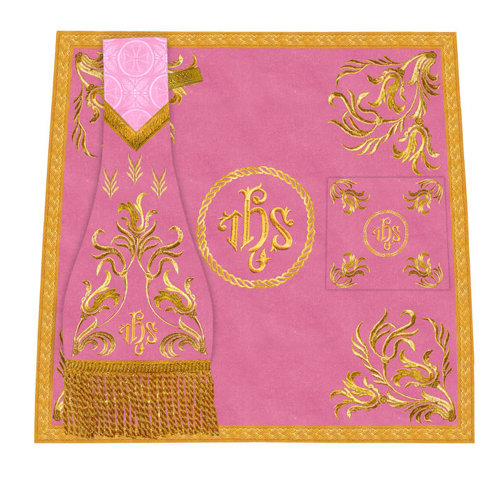 Church Altar Cloth with Refined Embroidery and Motif