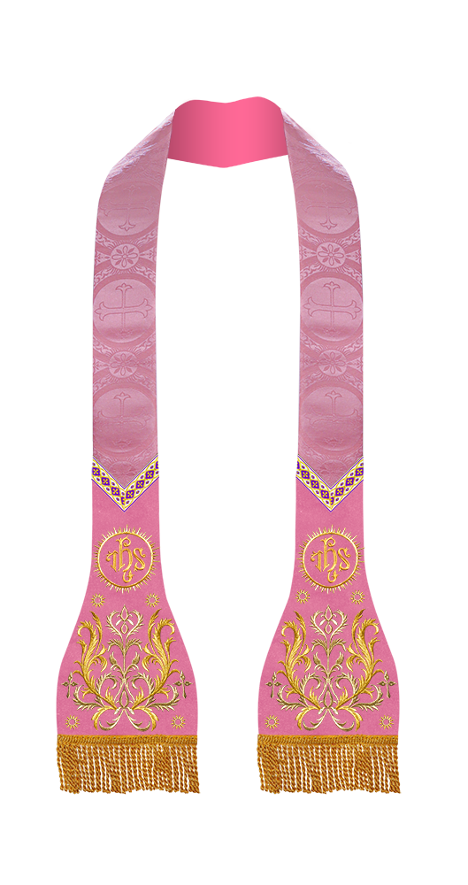 Roman Stole with Braided Embroidery