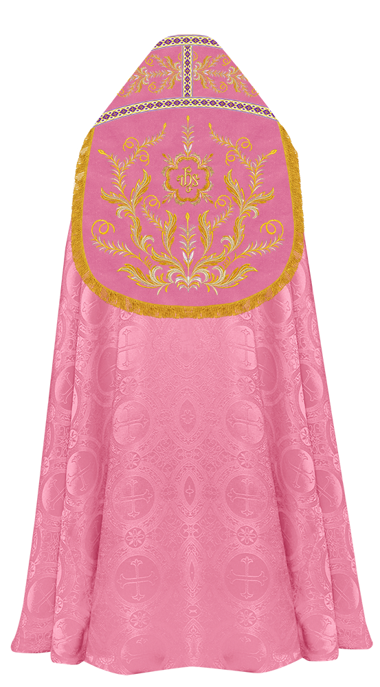 Traditional Embroidered Roman Cope Vestment