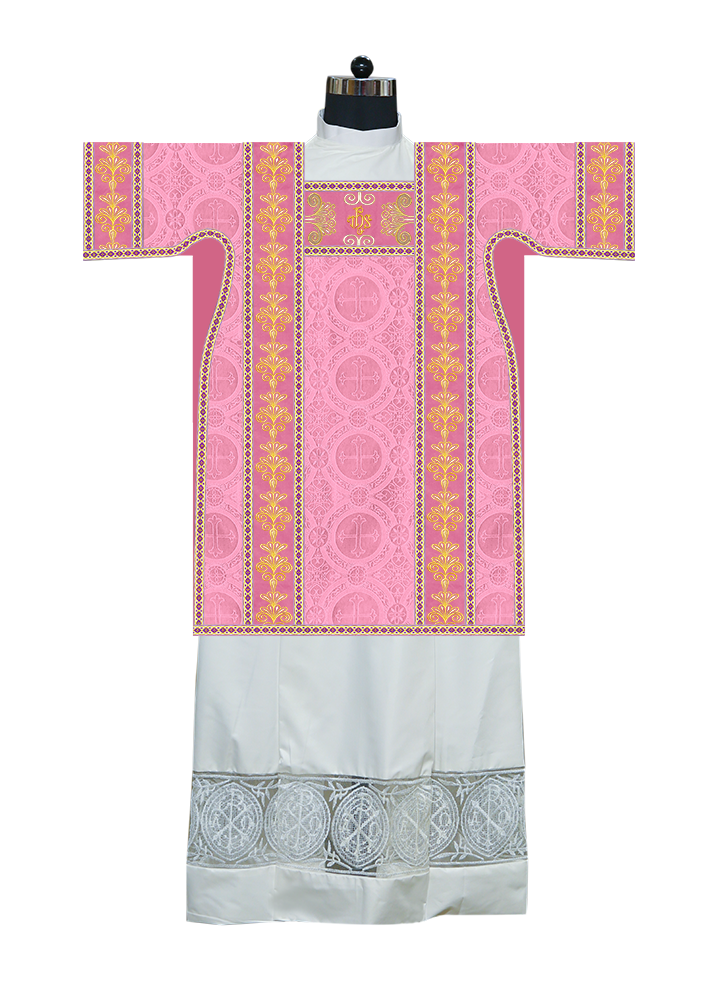 Tunicle Vestment with Motif and Trims