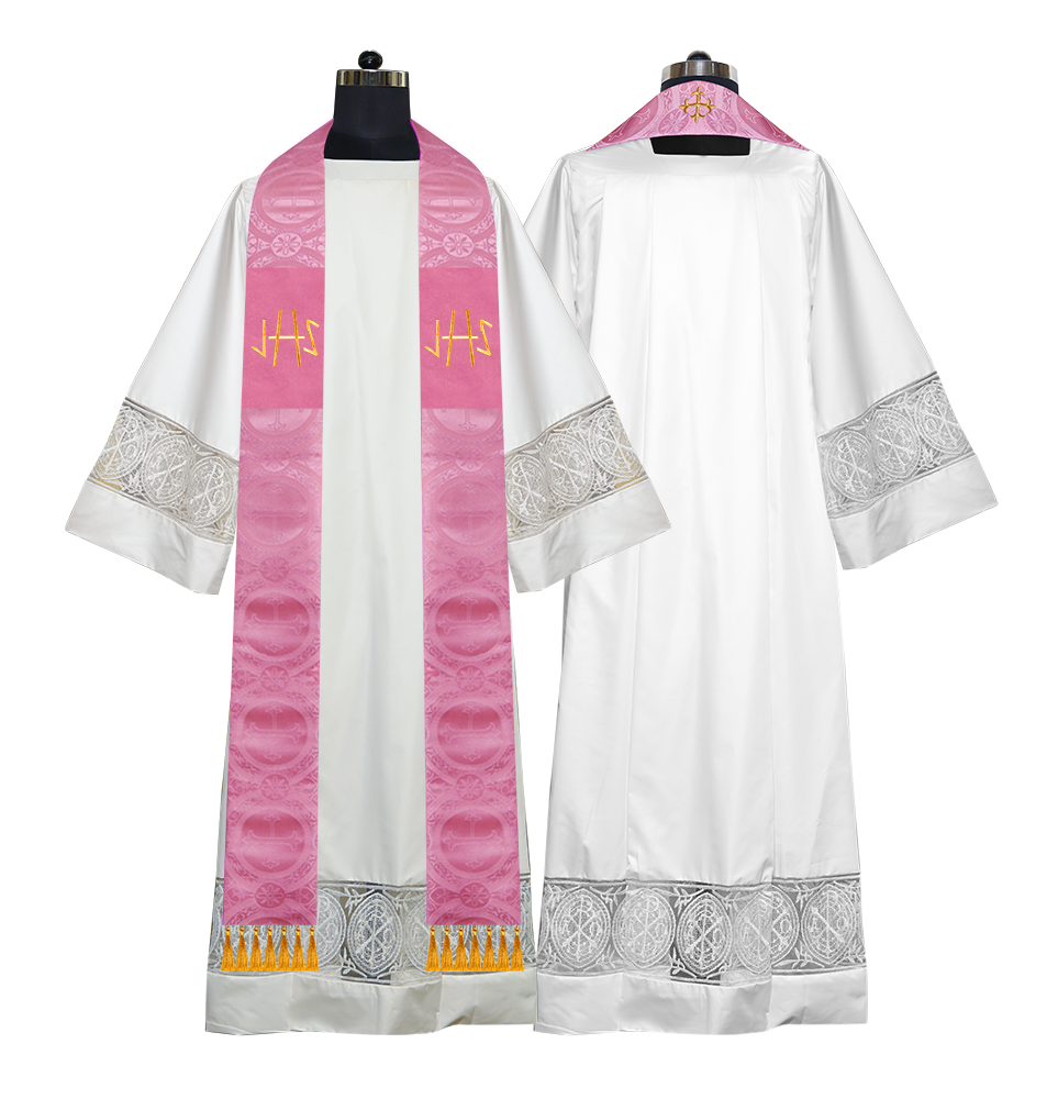 Embroidered Priest Stole with Motif