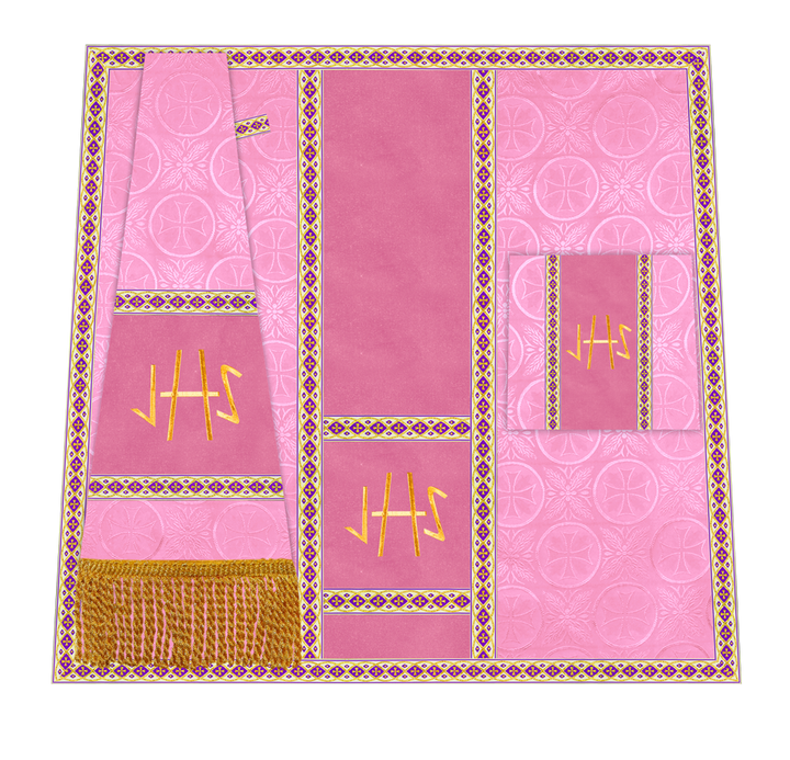 Altar Mass Set with Detailed Motif Embroidery