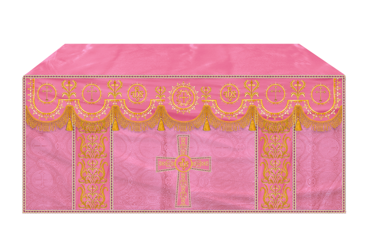Communion Table Cloth with Embroidered Trims