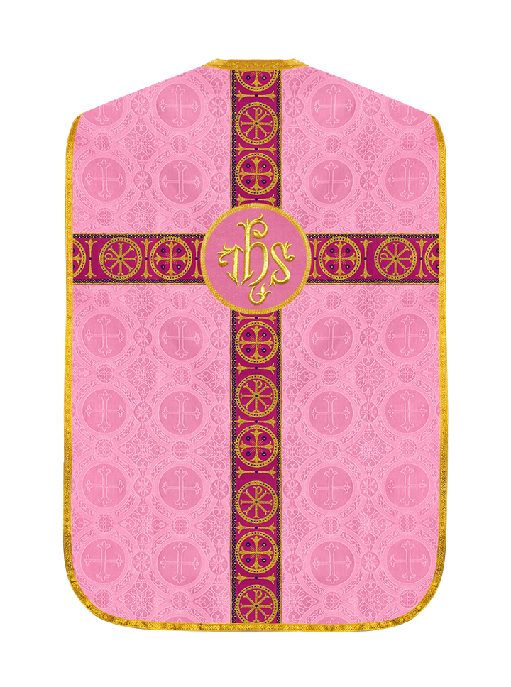 Roman Chasuble with Adorned Orphrey