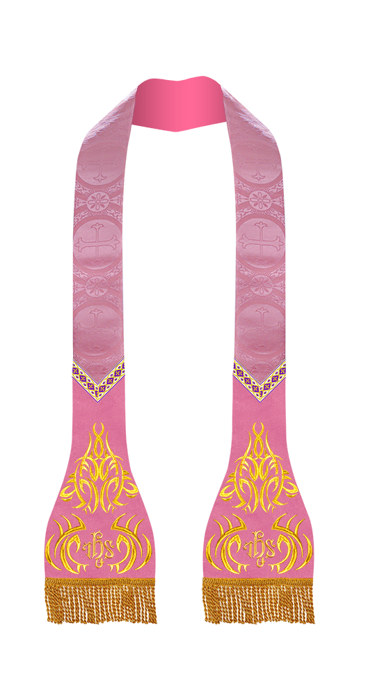 Embroidered Roman Stole with Motif