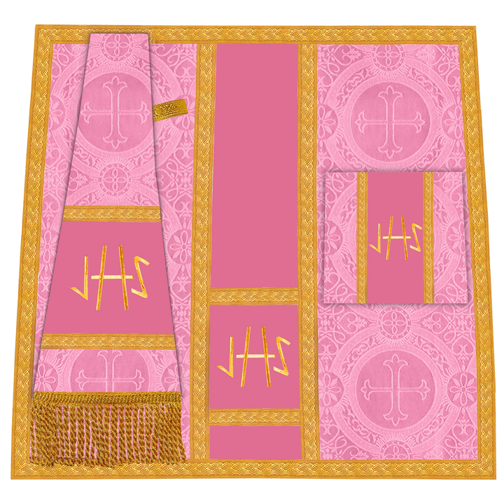 Monastic Chasuble Vestment with Y type braided orphrey