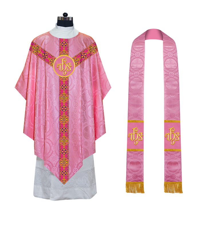 Pugin Style Chasuble Designed with Different Orphrey