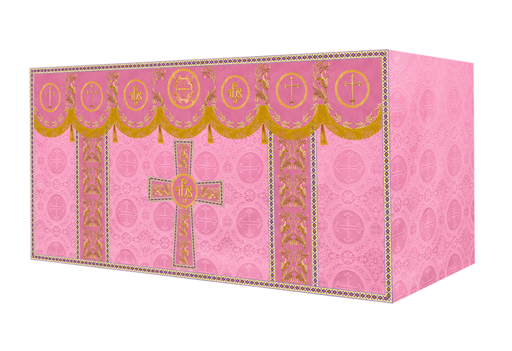 Altar Cloth with Liturgical Motif and Trims