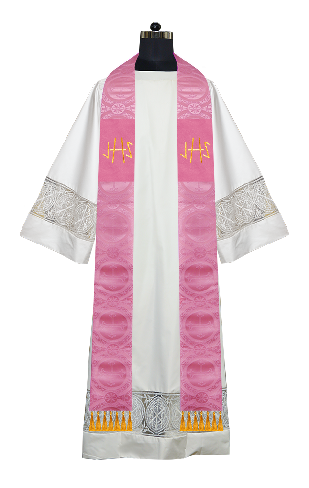 Embroidered Priest Stole with Motif