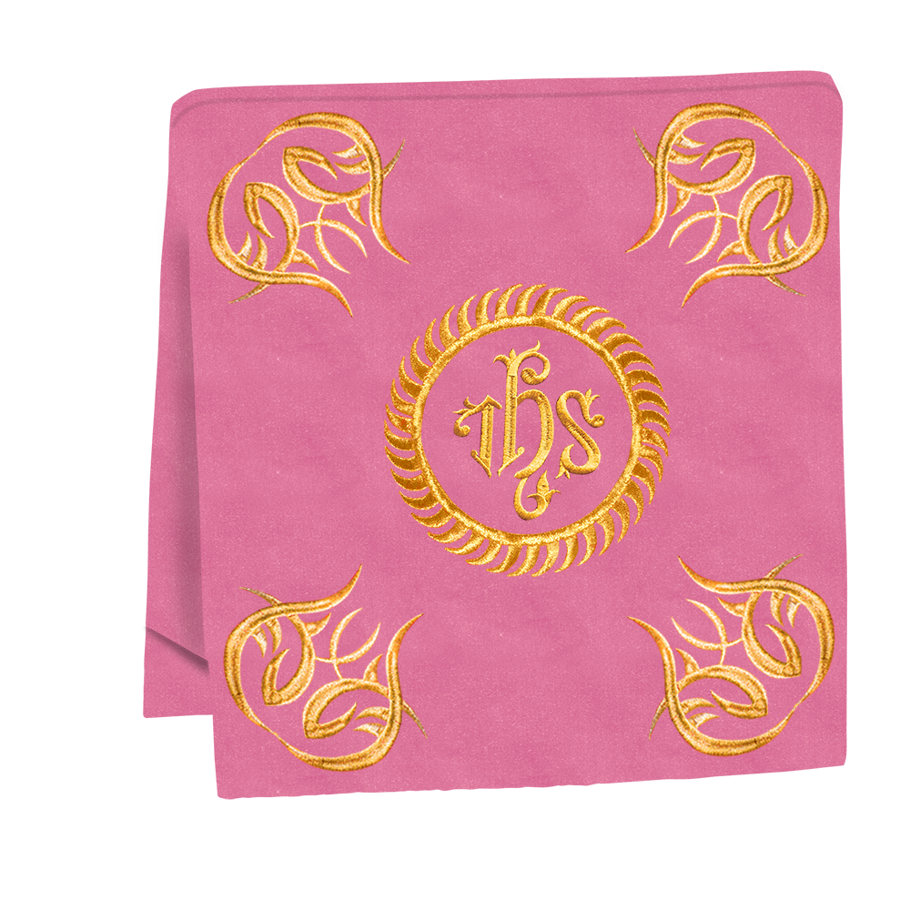 Church Altar Frontal with Ornate Embroidery & Spiritual Motifs