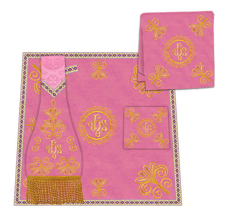 Spiritual Borromean Chasuble With Y Type Orphrey and Trims