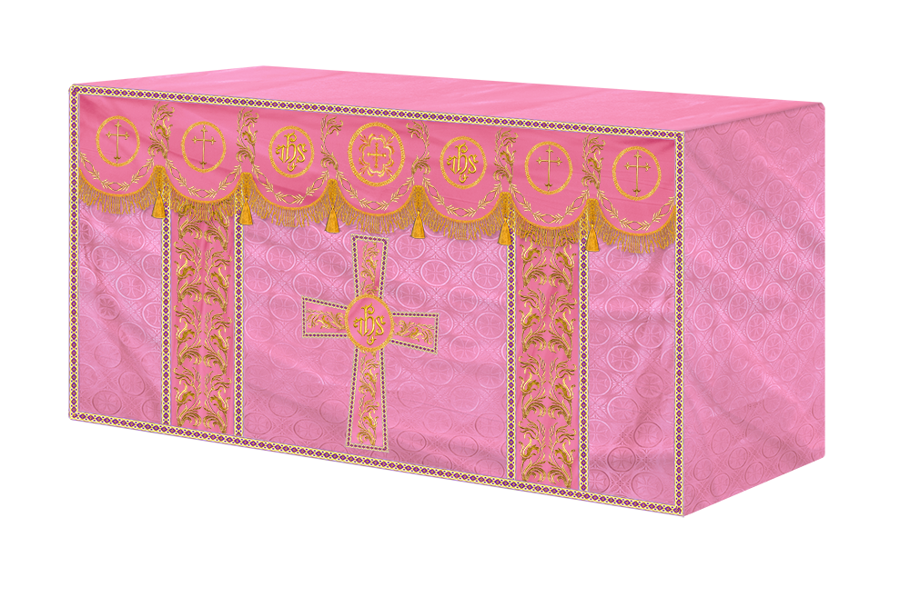Handmade Church Altar Cloth with Traditional Embroidery