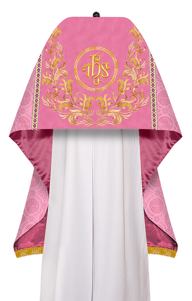 Humeral Veil Vestment with Embroidery Motif