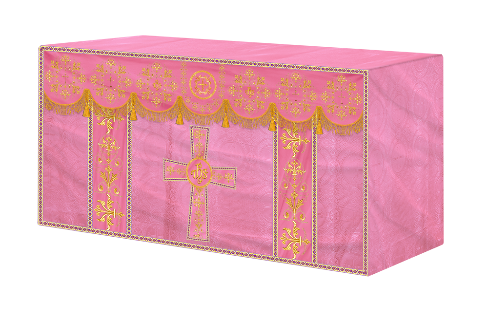 Altar Cloth with Spiritual Motif and Trims