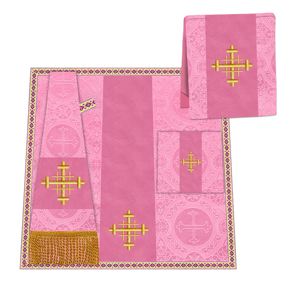 Enhanced Gothic Cope Vestments With Liturgical cross