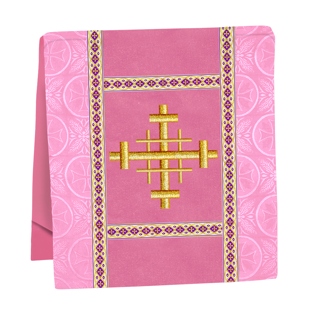 Traditional Altar Mass Set with  Embroidered Motifs