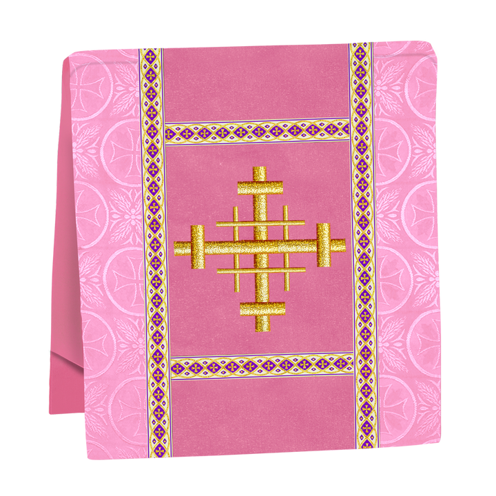 Traditional Altar Mass Set with  Embroidered Motifs