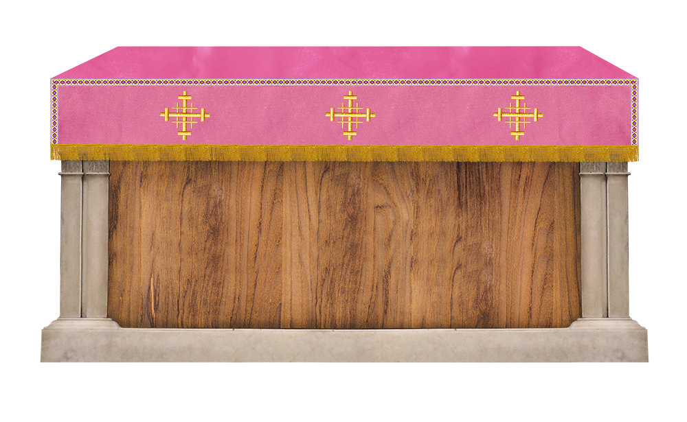 Superfrontal with Jerusalem cross Embroidery