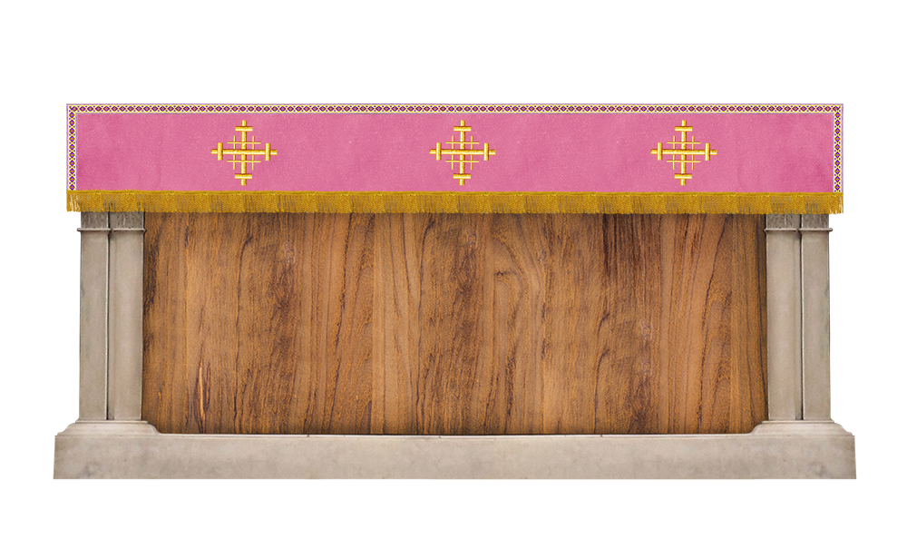 Superfrontal with Jerusalem cross Embroidery