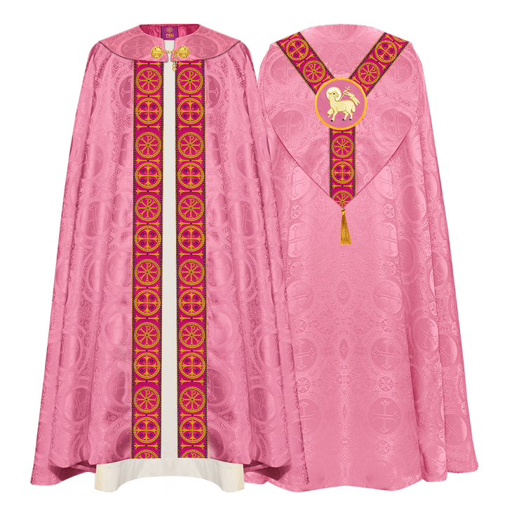 Gothic Cope Vestment with Y Type Embroidered Motif