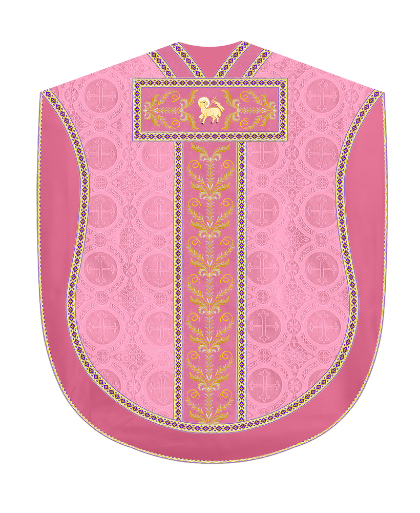 Borromean Chasuble Vestment With Liturgical Trims