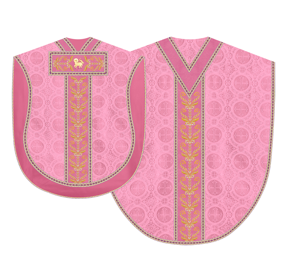 Borromean Chasuble Vestment With Liturgical Trims