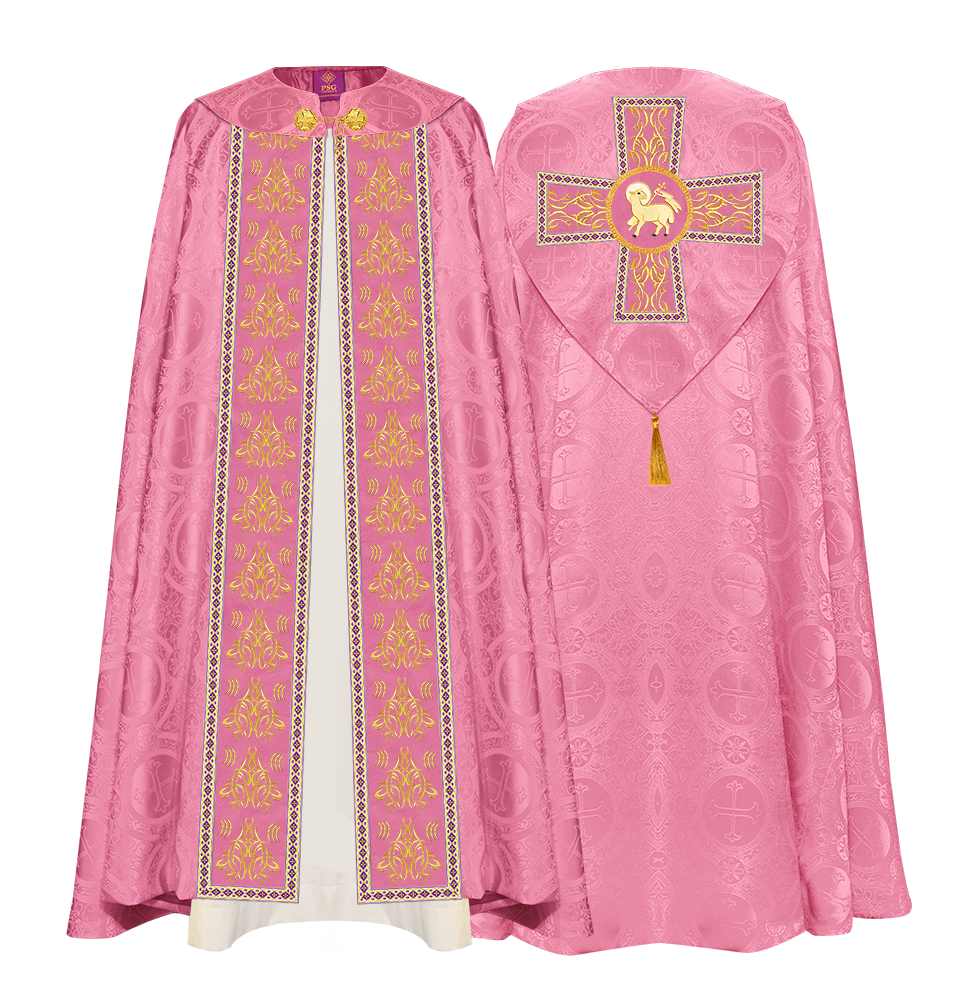 Gothic Cope Vestments With Liturgical Embroidery and Trims