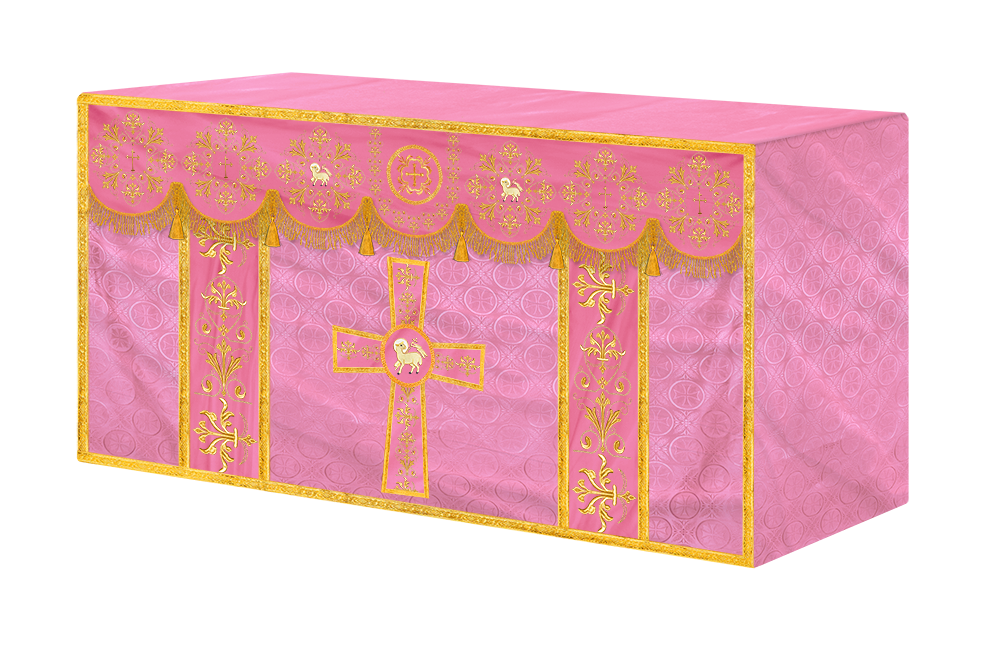 Exquisite Altar Cloth with Intricate Embroidery