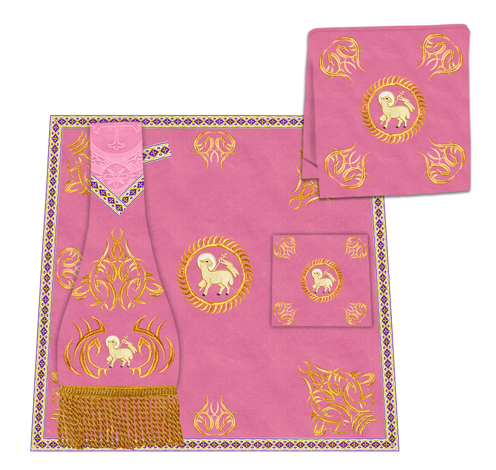 Roman Fiddleback Chasuble With Enhanced Embroidery  & trims