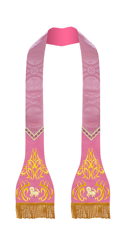 Embroidered Roman Stole with Motif