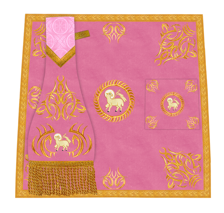 Altar Mass Set adorned with Spiritual embroidery