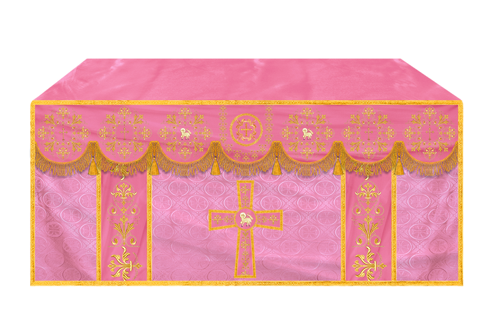 Exquisite Altar Cloth with Intricate Embroidery