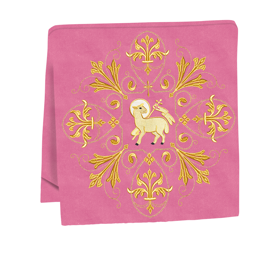 Embroidered Altar mass Set with motif and Trims