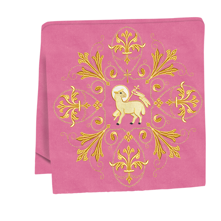 Embroidered Altar mass Set with motif and Trims