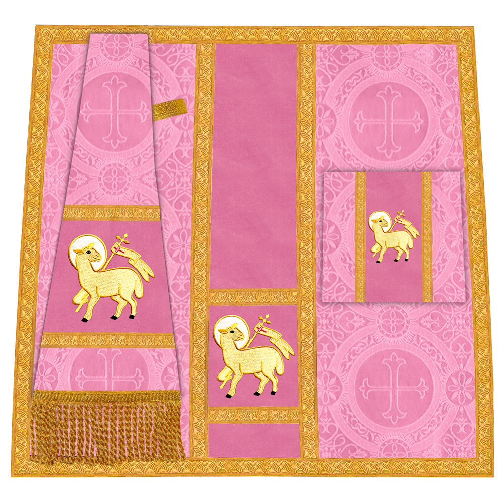 Roman Chasuble with Adorned Motif and Trims