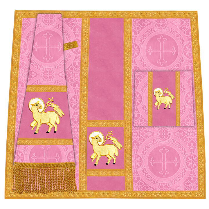 Roman Chasuble with Adorned Motif and Trims