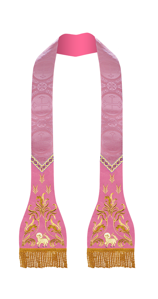 Roman Catholic Stole with Spiritual motif