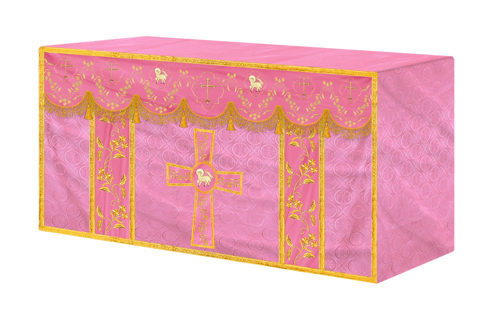 Altar Cloth with Fine Embroidery and Spiritual Motif