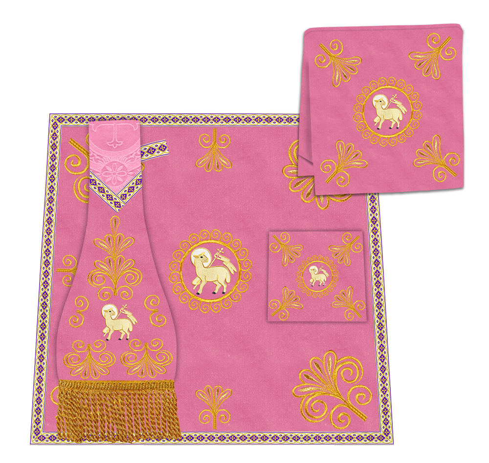 Spiritual Borromean Chasuble With Y Type Orphrey and Trims