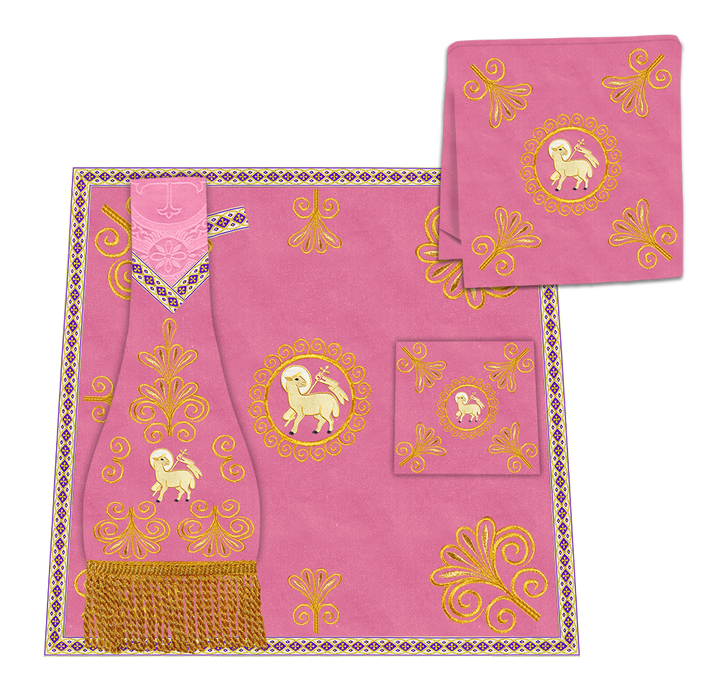 Spiritual Borromean Chasuble With Y Type Orphrey and Trims