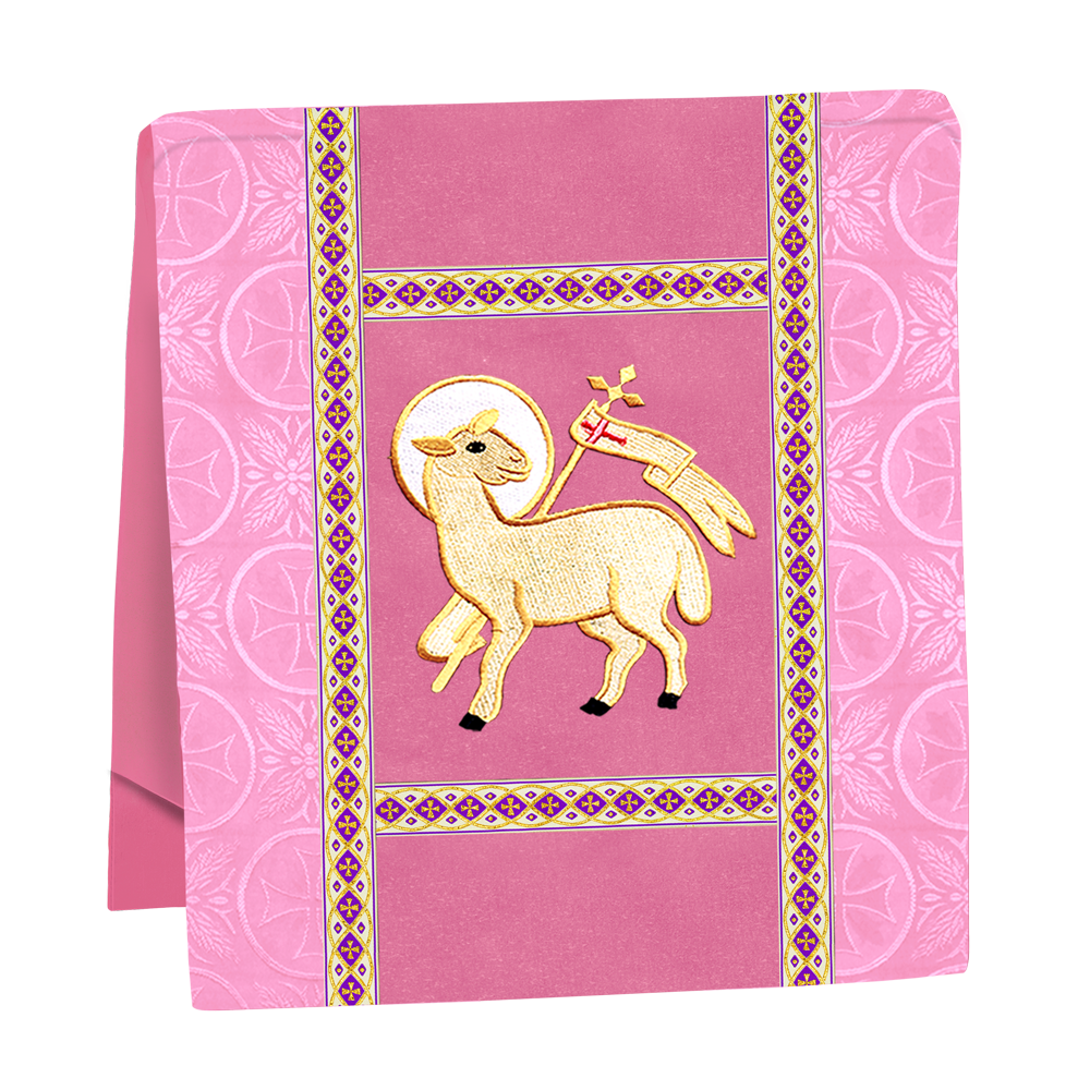 Traditional Altar Mass Set with  Embroidered Motifs