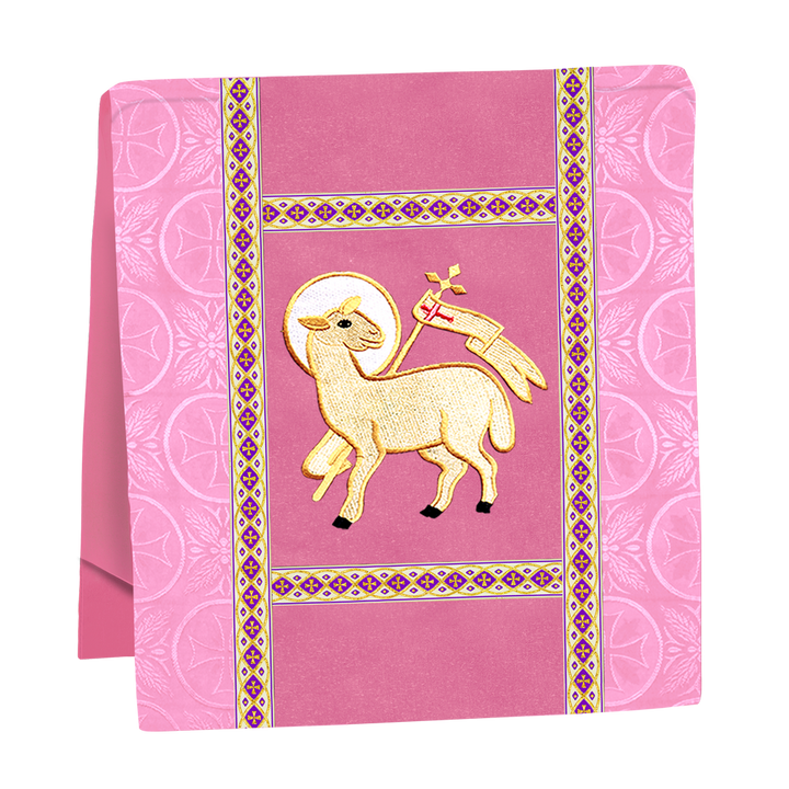 Traditional Altar Mass Set with  Embroidered Motifs