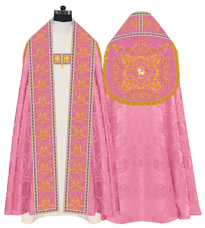 Traditional Embroidered Roman Cope Vestment