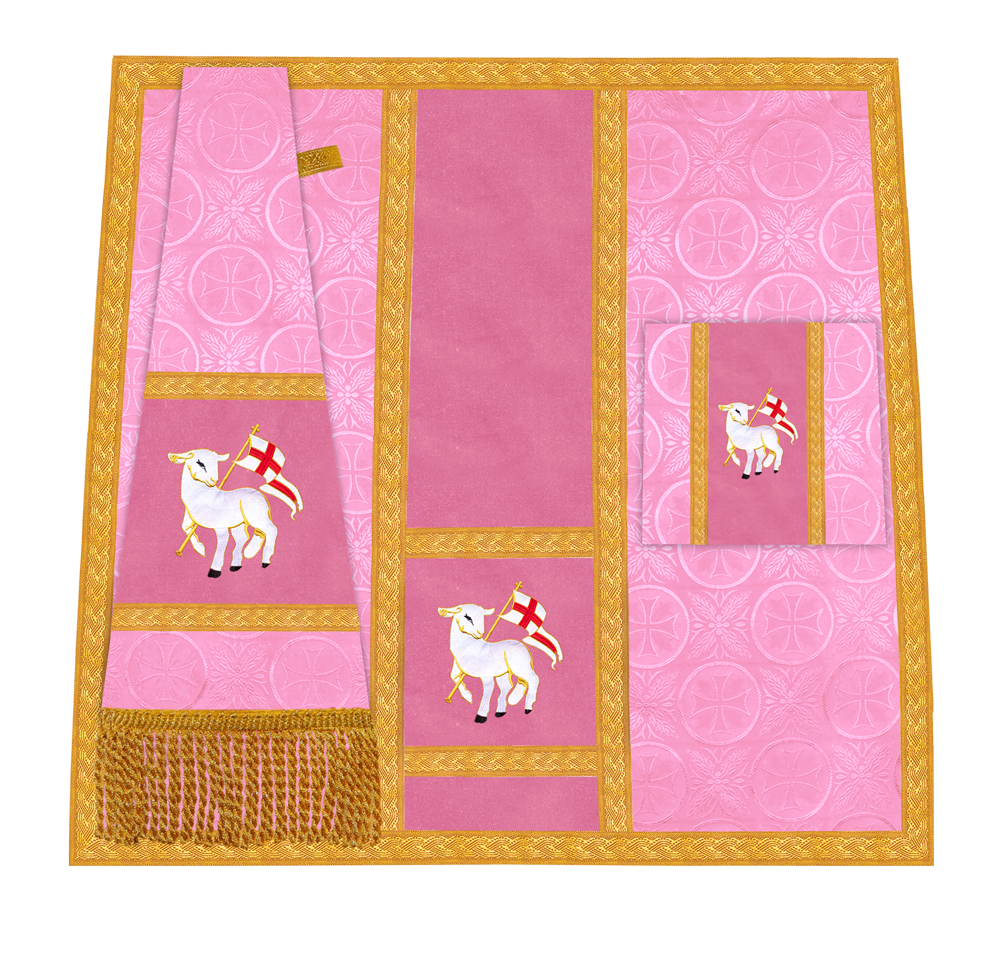 Mass Set adorned with Liturgical Motif