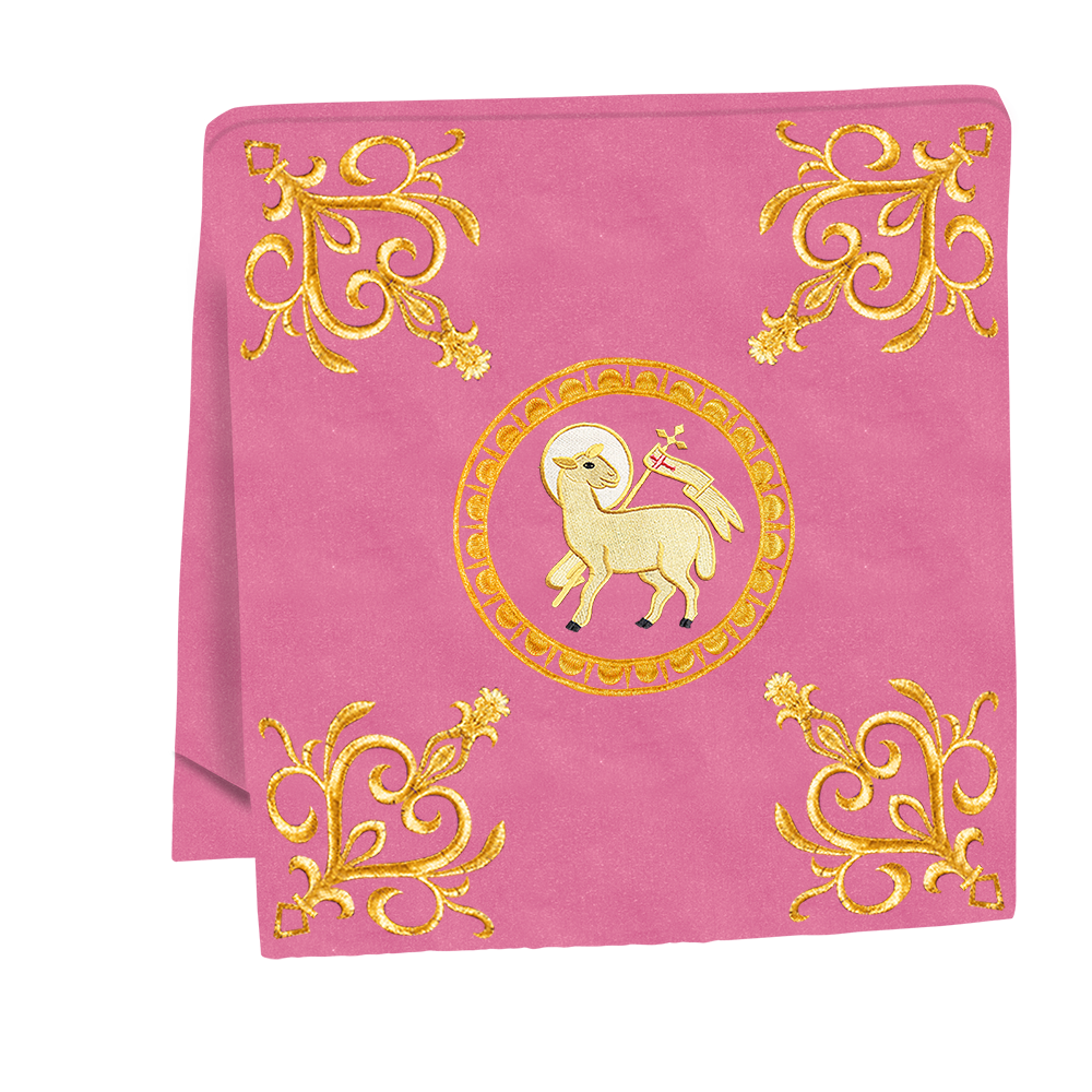 Liturgical Mass Set with Ornate Embroidery and Motif