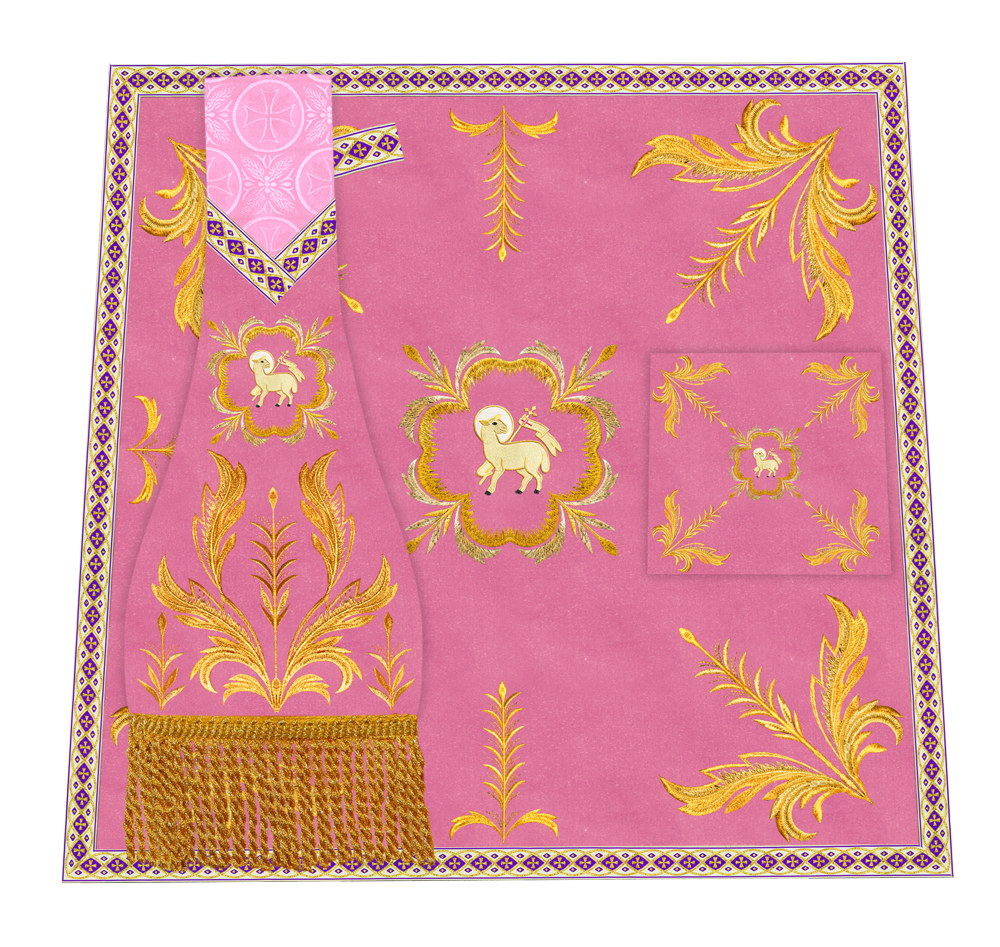 Liturgical Mass Set with Ornate Embroidery