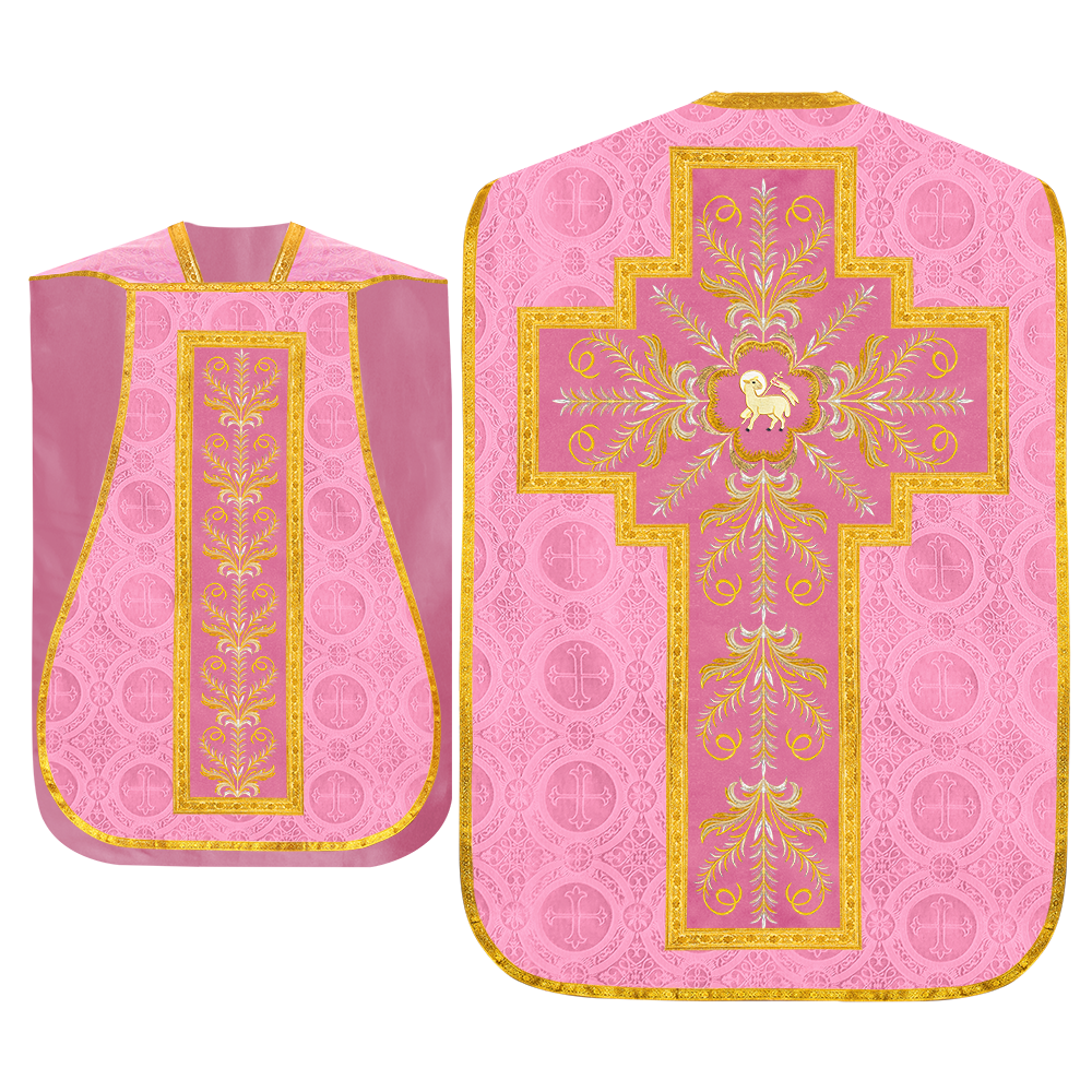 Roman Chasuble with liturgical motifs